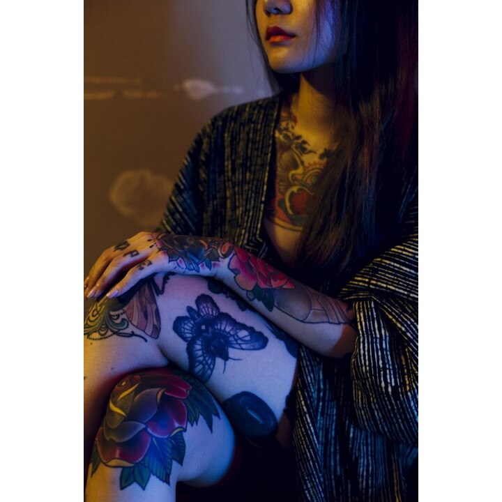 Tablou canvas 50x35 cm, model Portret fata 44