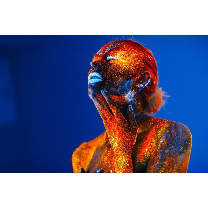 Tablou canvas 75x50 cm, model Portret fata 37