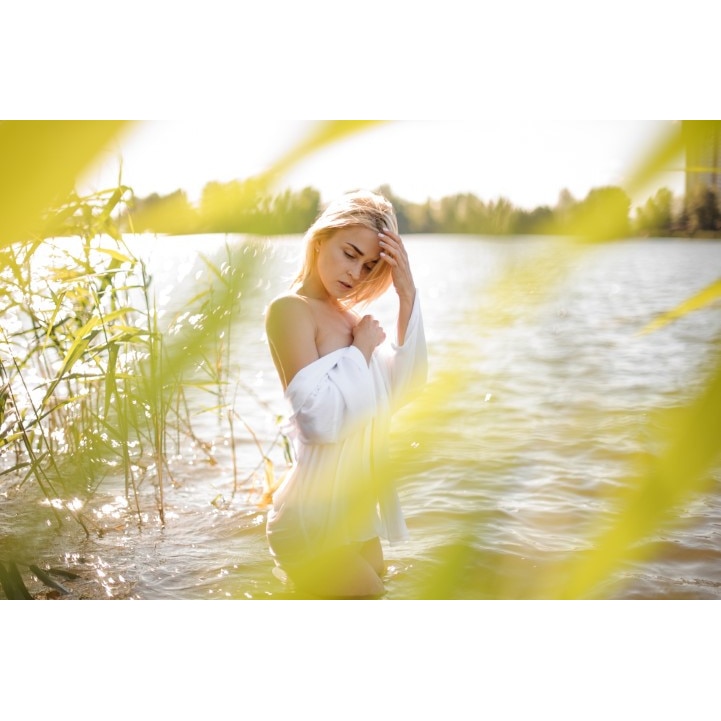 Tablou canvas 100x70 cm, model Portret fata 31