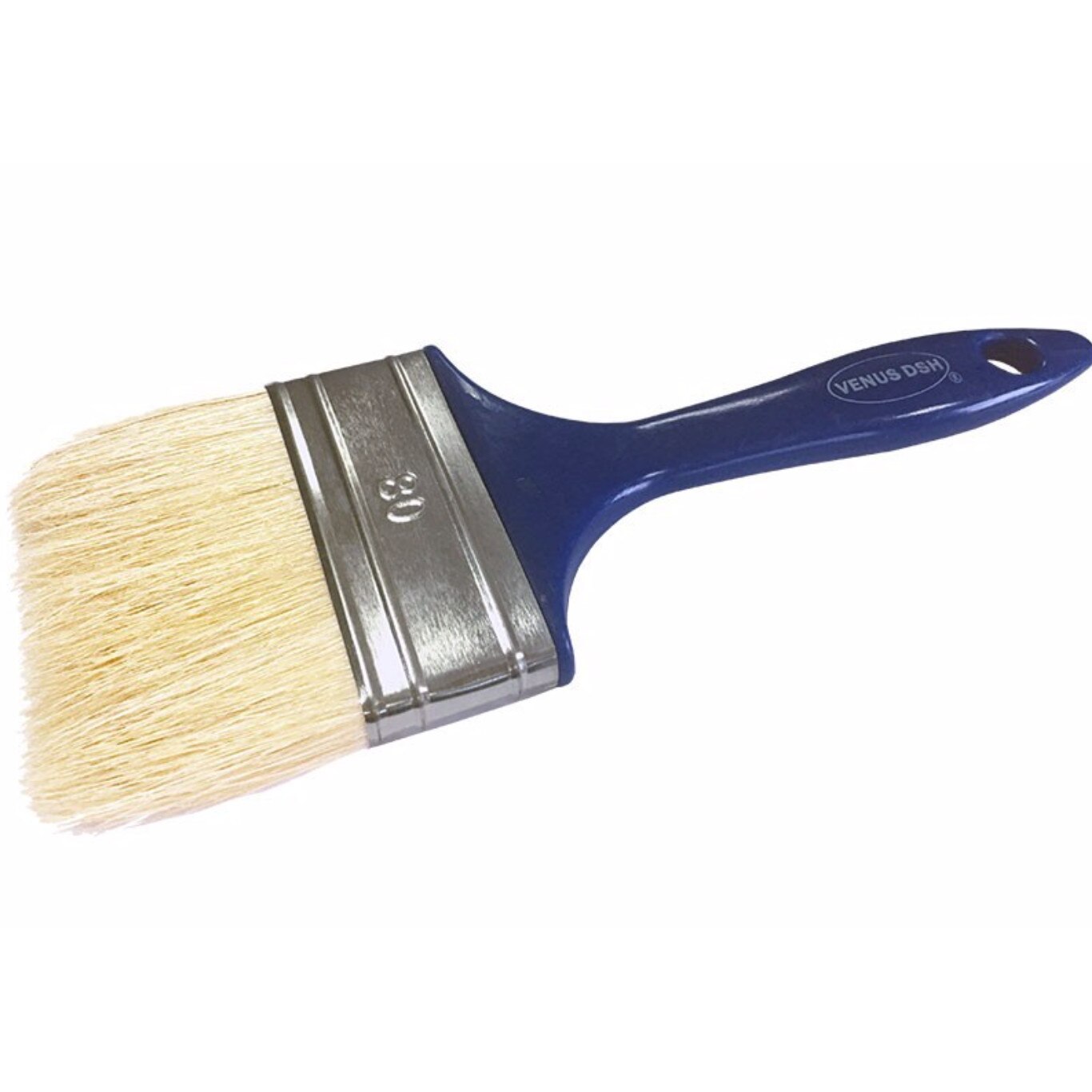 Pensula cu fir natural, maner din plastic, 80 mm