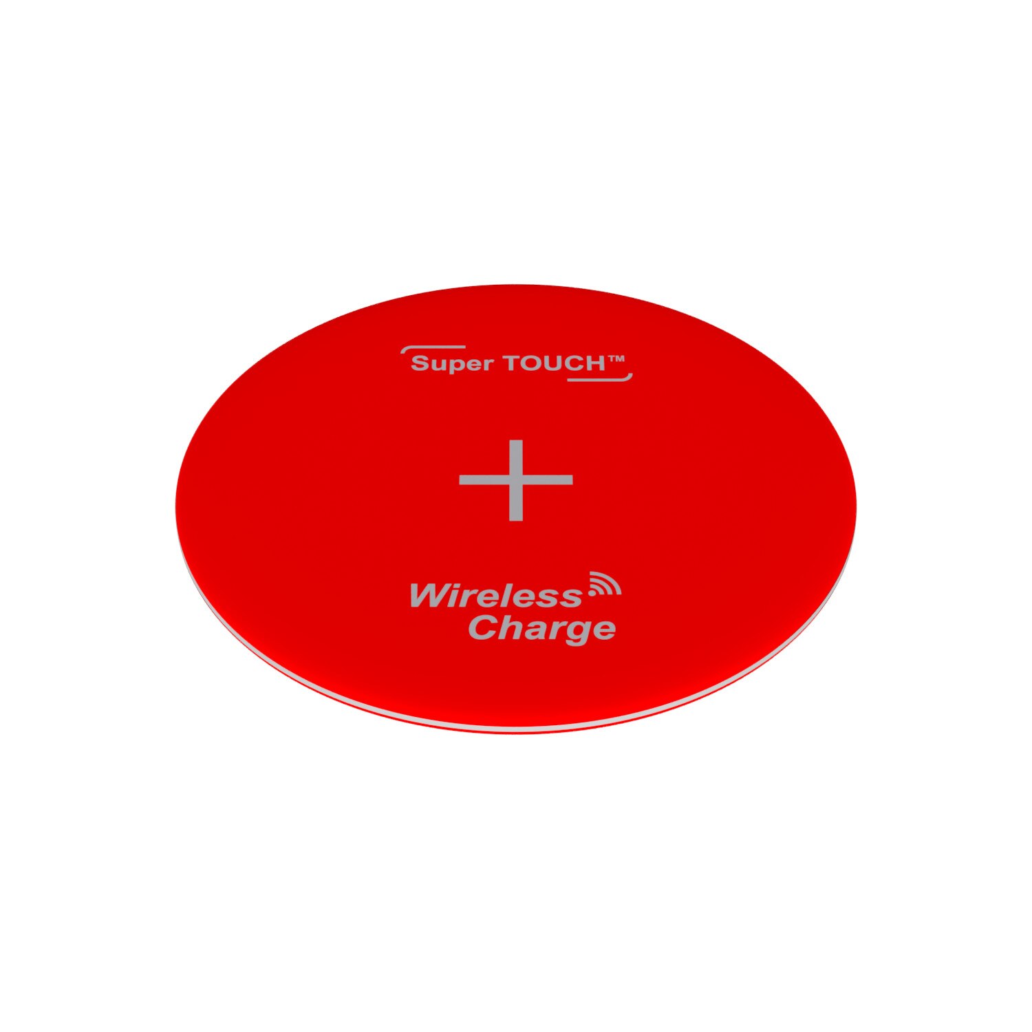 Incarcator de birou Fast Charger Wireless Super TOUCH, rosu