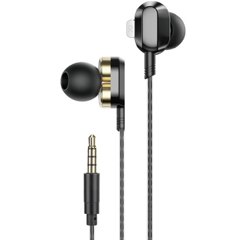 Casti in-ear HP DHE-7003, in-ear, Jack 3.5mm, negru Casti in-ear HP DHE-7003, in-ear, Jack 3.5mm, negru