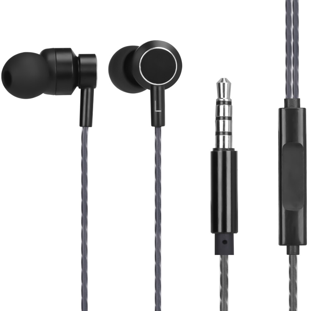 Casti HP DHE-7001, in-ear, Jack 3.5mm, negru