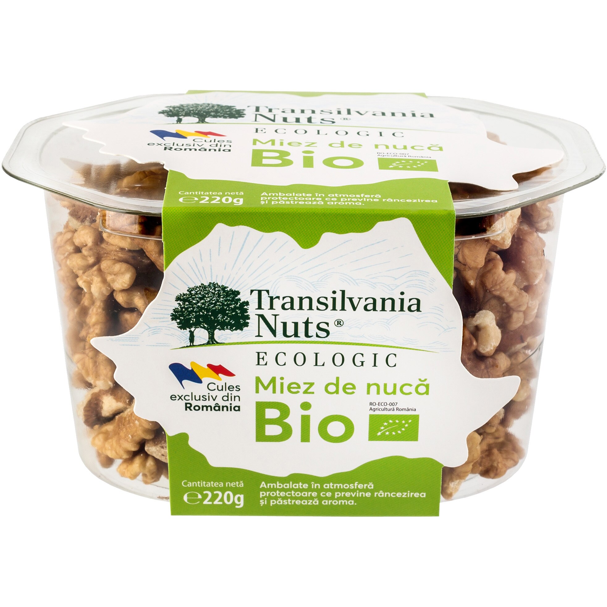 Miez de nuca Bio Transilvania Nuts, 220g
