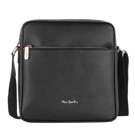 Geanta barbati Pierre Cardin ,PCL1800B,Piele naturala,Negru