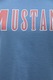 Mustang, Kerek nyakú póló logóval, Levendulakék/Korallszín, S