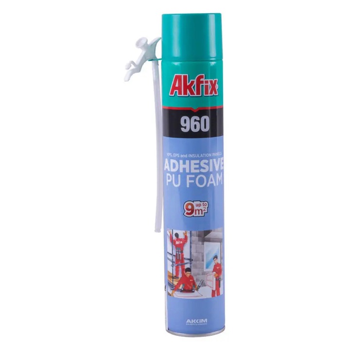 Лепило за Топлоизолация Akfix, 960, Ръчно, за Лепене на ...