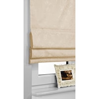 Rulou Roman Blind Barocco RN-01 ,Rolete semi-opace , culoare Crem , dimensiuni panza 80cm x 160 cm