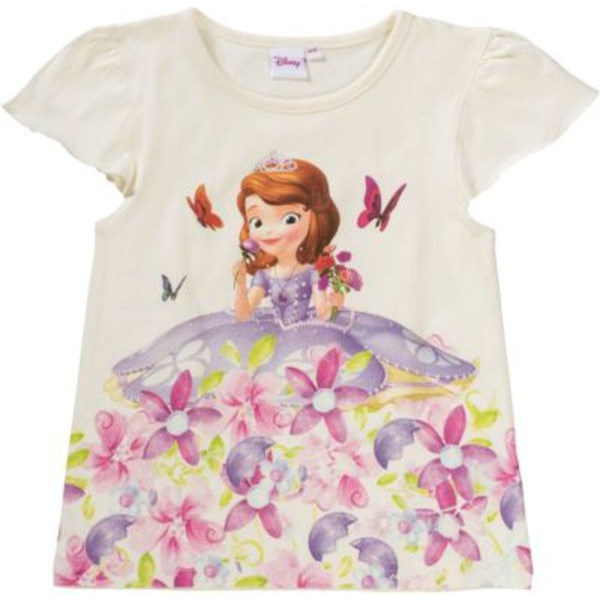 Tricou fetite Disney Sofia the First, alb,92 cm