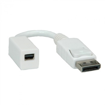 Adaptor Displayport la mini Displayport T-M 4K@30Hz Alb, Roline 12.03.3132-20 Adaptor Displayport la mini Displayport T-M 4K@30Hz Alb, Roline 12.03.3132-20