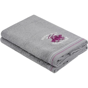 Set 2 prosoape Beverly Hills Polo Club, 100% bumbac, 480 gr/m², 50 x 90cm, gri Set 2 prosoape Beverly Hills Polo Club, 100% bumbac, 480 gr/m², 50 x 90cm, gri