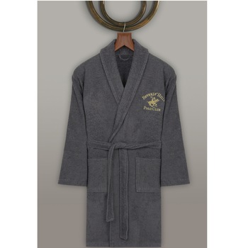 Halat de baie Beverly Hills Polo Club, 100% bumbac, 360 gr/m², L/XL, Anthracite 700 Halat de baie Beverly Hills Polo Club, 100% bumbac, 360 gr/m², L/XL, Anthracite 700