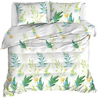 lenjerie de pat 4 piese enlora home 100 bumbac ranforce cearceaf pilota 200x220cm cearceaf pat 240x260cm fata de perna 50x70cm arta imagen 56_0_
0