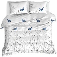 lenjerie de pat 4 piese enlora home 100 bumbac ranforce cearceaf pilota 200x220cm cearceaf pat 240x260cm fata de perna 50x70cm fidella imagen 45_0_
0