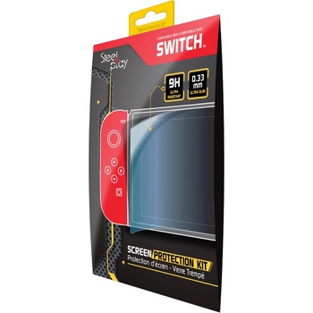 Folie Sticla 9H Tempered Glass Steelplay pentru Nintendo Switch Folie Sticla 9H Tempered Glass Steelplay pentru Nintendo Switch