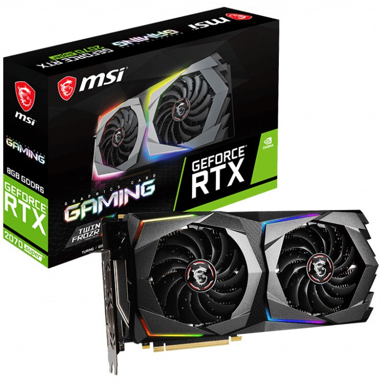 Placa video MSI GeForce® RTX 2070 SUPER GAMING, 8GB GDDR6, 256-bit