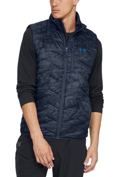 Under Armour, Vesta cu aspect matlasat ColdGear® Reactor, Bleumarin Under Armour, Vesta cu aspect matlasat ColdGear® Reactor, Bleumarin