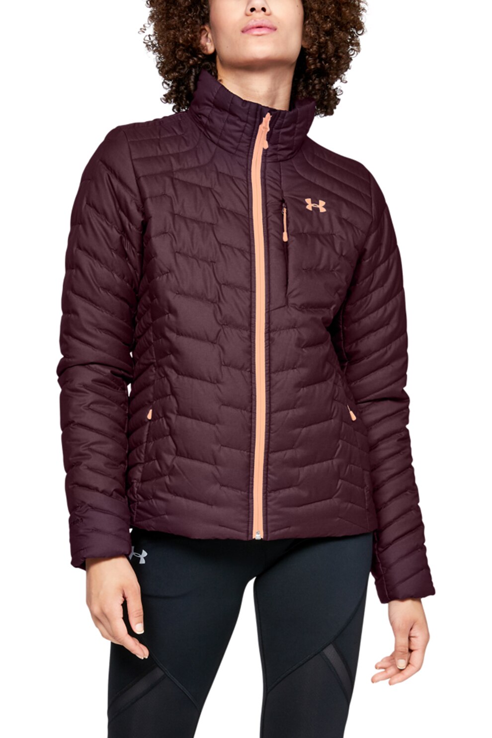 Under Armour, Geaca usoara cu tehnologie ColdGear® Reactor, Violet pruna, S