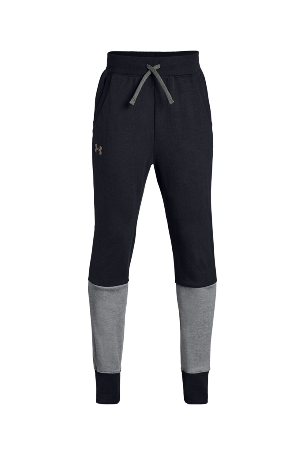 Under Armour, Pantaloni sport conici Double Knit, Negru