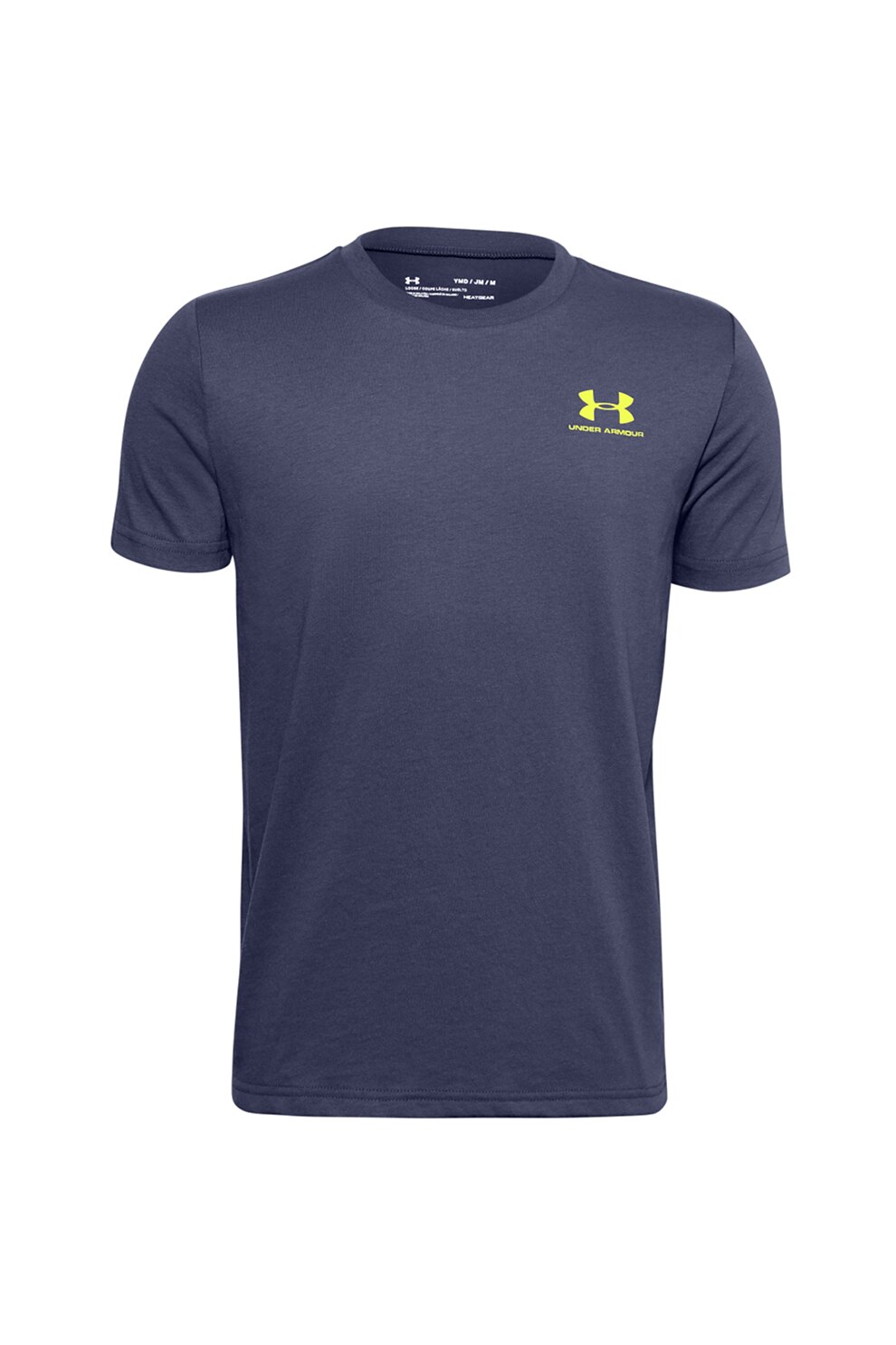 Under Armour, Tricou cu decolteu la baza gatului, pentru fitness Sportstyle, Bleumarin