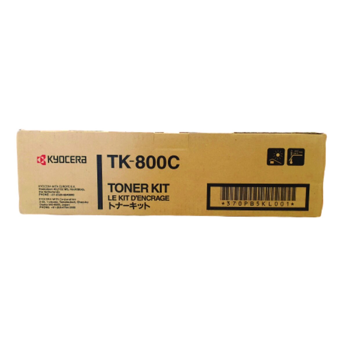 Cartus toner, Kyocera, original, TK-800C, cyan