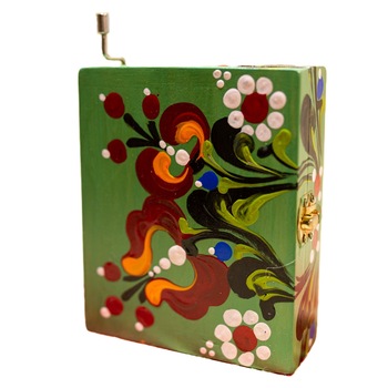 Cutie muzicala, Gifty, MS-028, Verde Cutie muzicala, Gifty, MS-028, Verde