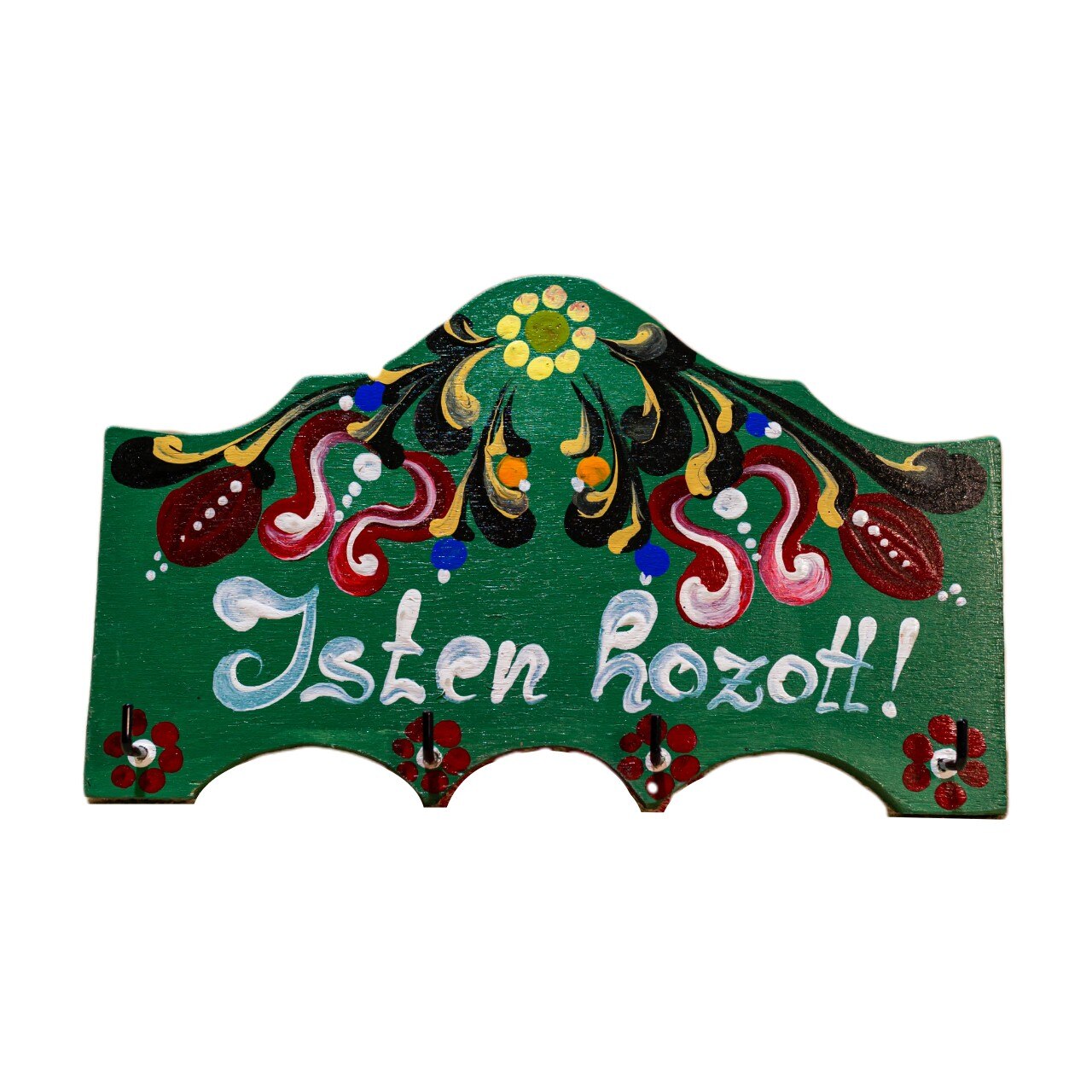 Cuier cu mesaj in maghiara, Gifty, MS-025, Verde