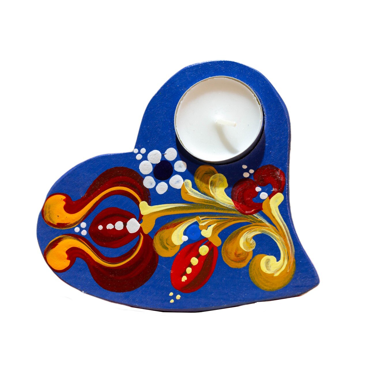 Suport lumanare Valentine, Gifty, MS-004, Albastru