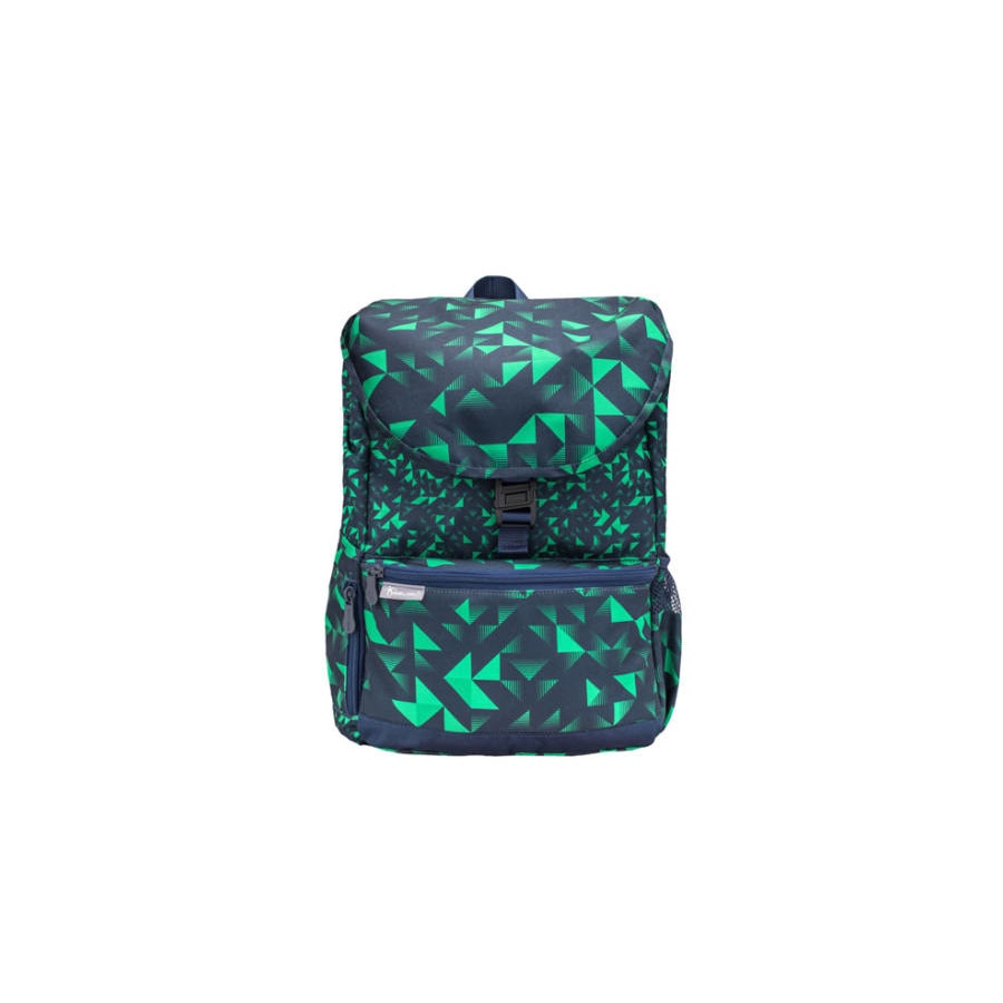 Ghiozdan scoala Belmil Triangle Green and Blue