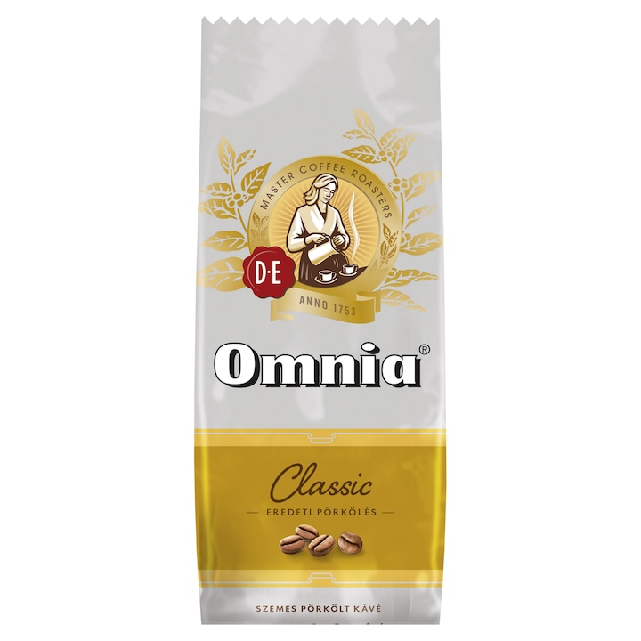 Douwe Egberts Omnia Classic szemes kávé, 200 g