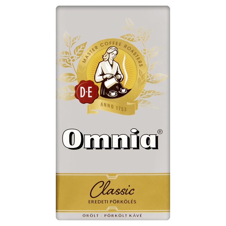 Douwe Egberts Omnia Classic őrölt-pörkölt kávé, 250g