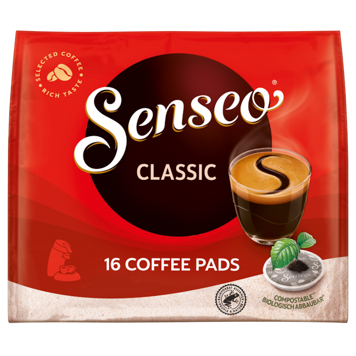 Paduri de cafea SENSEO Classic, 16 bauturi, 111 g