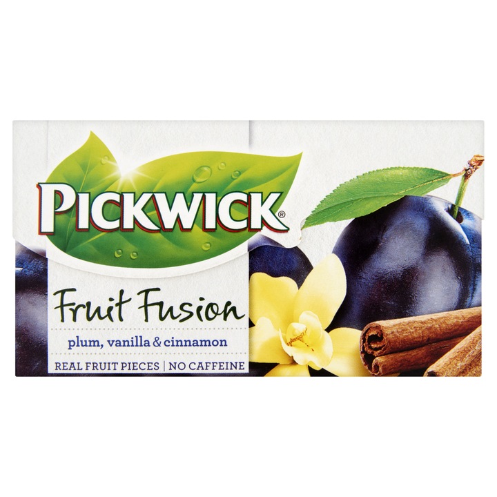 Pickwick Fruit Fusion szilvás-fahéjas ízű gyümölcs tea, 20 x 2 g