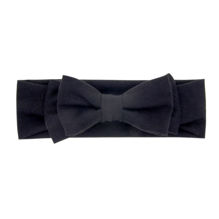 Широка лента за глава с черна панделка