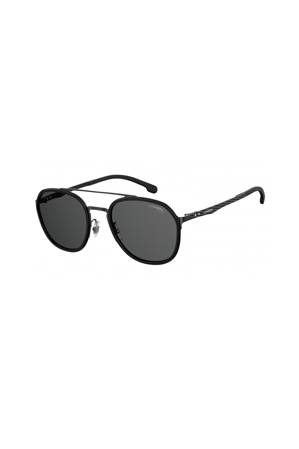 Carrera, Ochelari de soare aviator, cu lentile polarizate, Negru, 54-22-145 Standard
