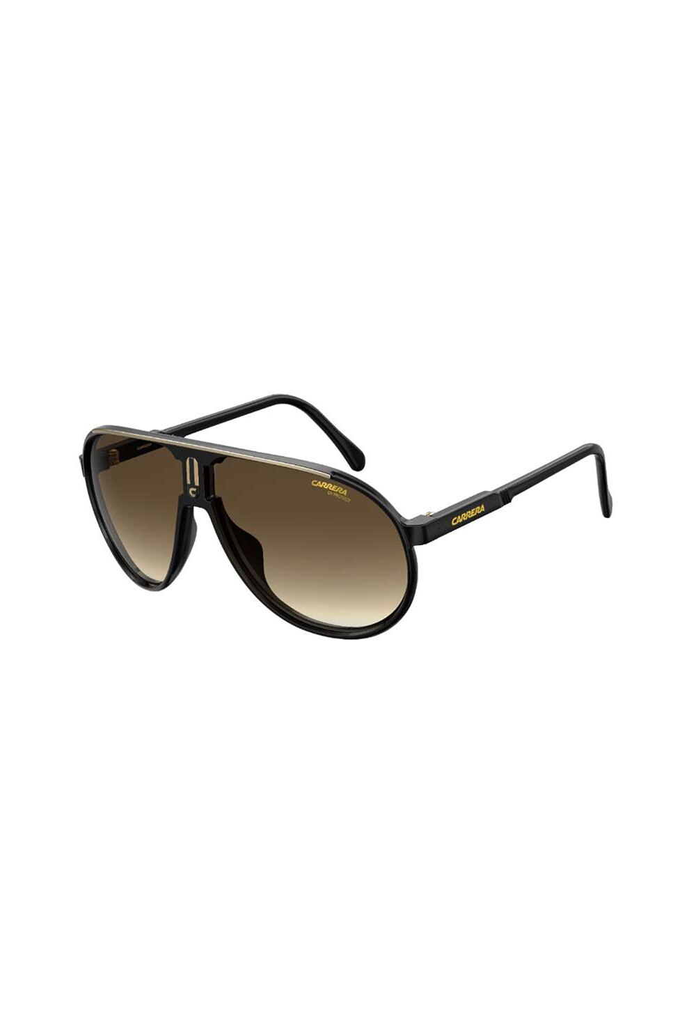 Carrera, Ochelari de soare aviator, Negru, 62-12-125 Standard