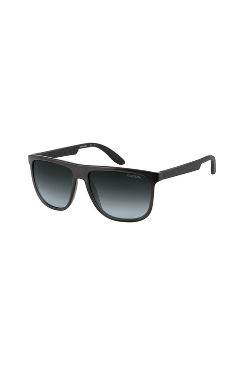 Carrera, Ochelari de soare patrati cu lentile in degrade, Gri inchis, 58-16-140 Standard