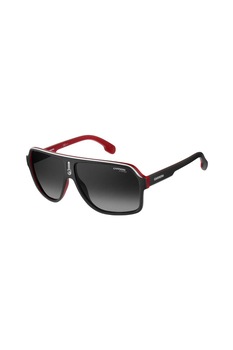 Carrera, Ochelari de soare patrati polarizati, Negru/Rosu, 62-11-140 Standard Carrera, Ochelari de soare patrati polarizati, Negru/Rosu, 62-11-140 Standard