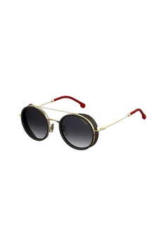 Carrera, Ochelari de soare unisex rotunzi, Negru/Auriu, 50-22-140 Standard Carrera, Ochelari de soare unisex rotunzi, Negru/Auriu, 50-22-140 Standard