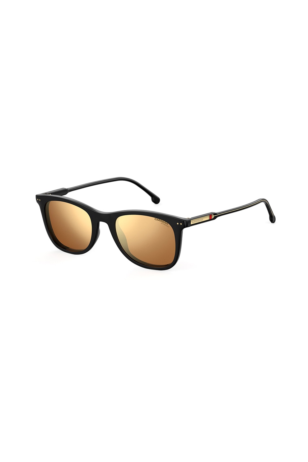 Carrera, Ochelari de soare dreptunghiulari unisex, Negru, 51-21-145 Standard