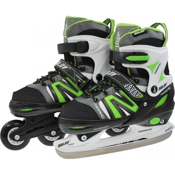 Role 2 in 1 Marko, Negru/Verde, marimea S (31-34), pentru copii Role 2 in 1 Marko, Negru/Verde, marimea S (31-34), pentru copii