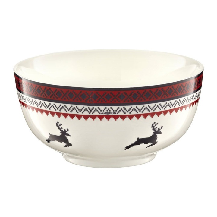 Bol portelan 13cm, model ren, AMBITION Winter