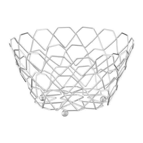 Cos decorativ, Domotti, 28cm argintiu Decor