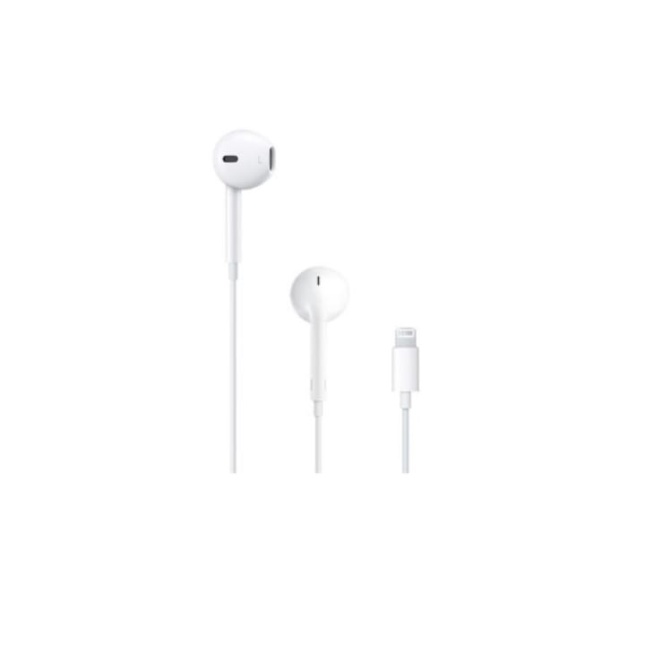 POLVCDG fejhallgató, fülhallgató, mikrofon, iPhone kompatibilis, fehér