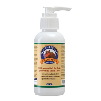 Ulei de somon Grizzly, 125ml Ulei de somon Grizzly, 125ml