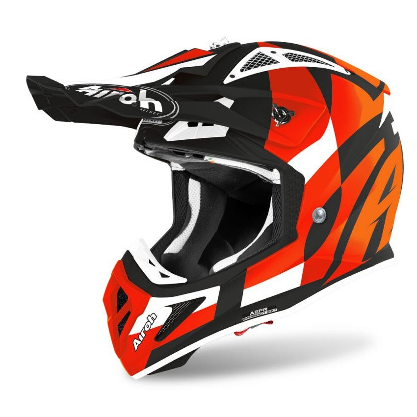 Casca protectie, Aviator Ace trick orange gloss, Multicolor, M