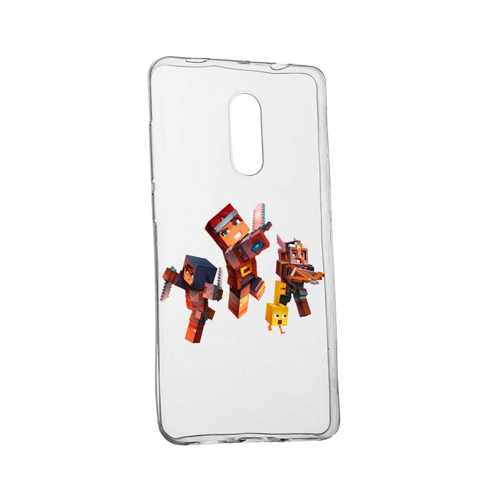 Husa Minecraft, pentru Nokia 4.2, rezistenta la uzura, anti-alunecare, din silicon Premium, 724