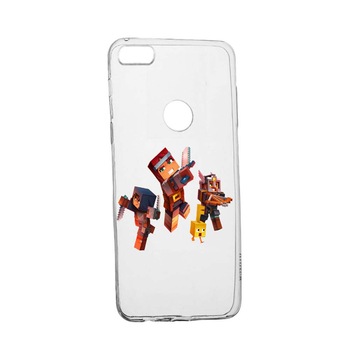 Husa Minecraft, pentru Huawei Y9 2018, rezistenta la uzura, anti-alunecare, din silicon Premium, 724 Husa Minecraft, pentru Huawei Y9 2018, rezistenta la uzura, anti-alunecare, din silicon Premium, 724