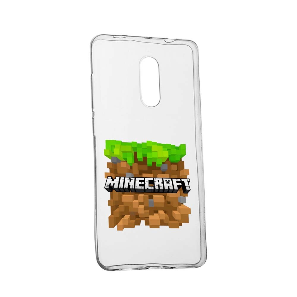 Husa Minecraft, pentru Huawei Honor 6A, rezistenta la uzura, anti-alunecare, din silicon Premium, 726