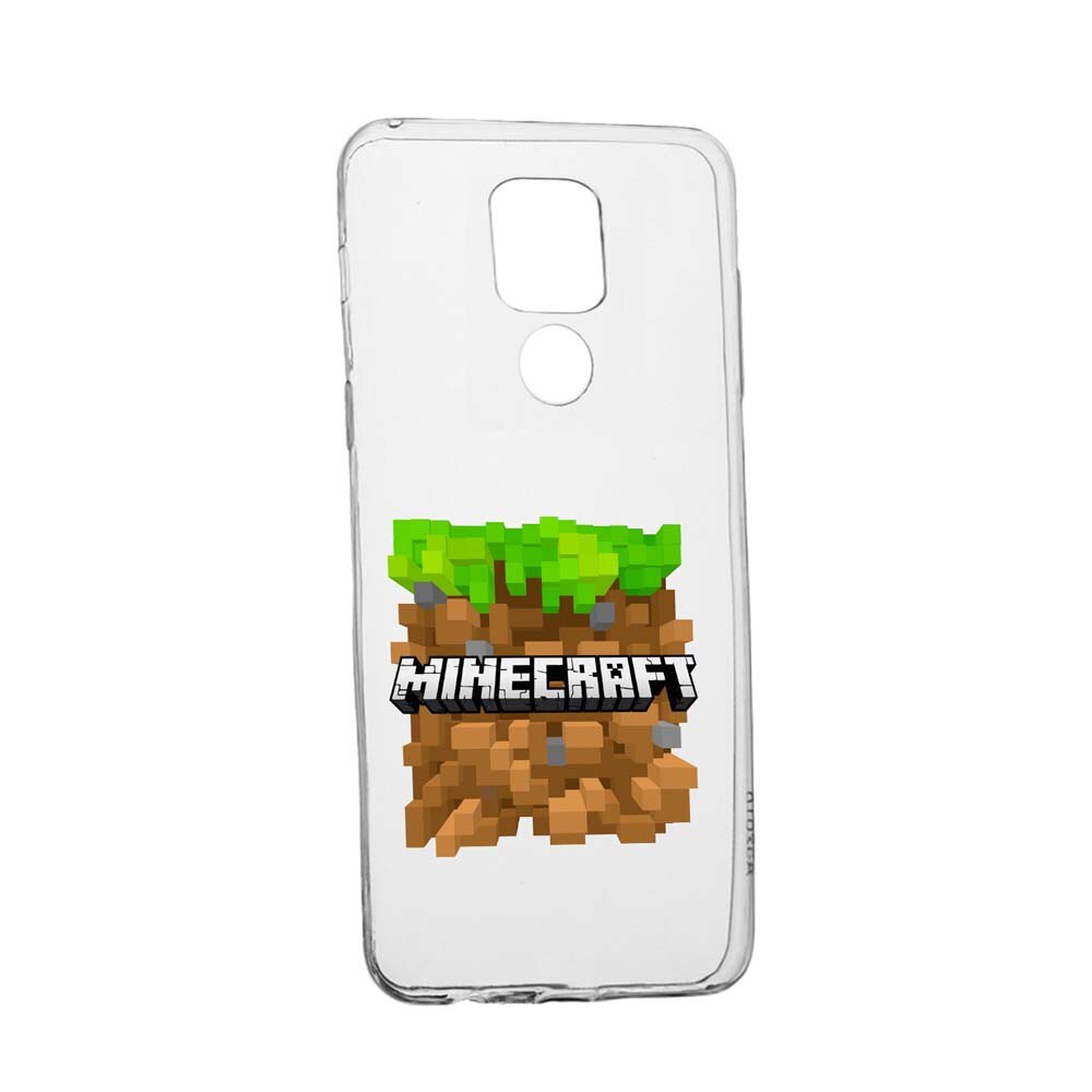 Husa Minecraft, pentru Huawei Mate 20, rezistenta la uzura, anti-alunecare, din silicon Premium, 726